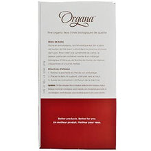 Organa Berry White Tea Pods 18ct Box left side
