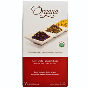 Organa Berry White Tea Pods 18ct Box