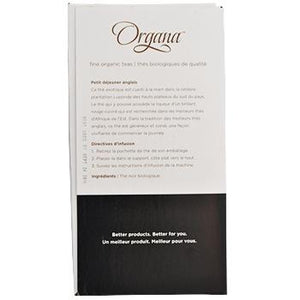 Organa English Breakfast Tea Pods 18ct Box left side