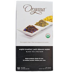 Organa English Breakfast Tea Pods 18ct Box