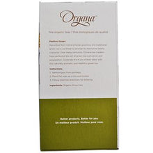 Organa Panfired Green Tea Pods 18ct Box right side