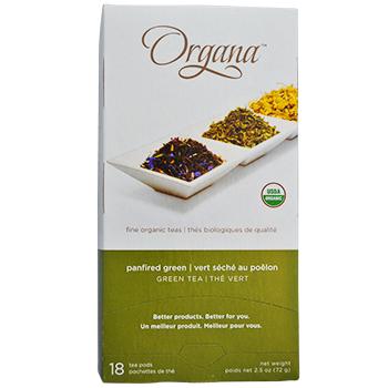 Organa Panfired Green Tea Pods 18ct Box
