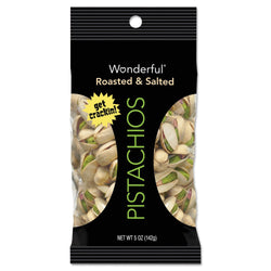 Paramount Farms Wonderful Pistachios Dry Roasted & Salted 5oz 8ct