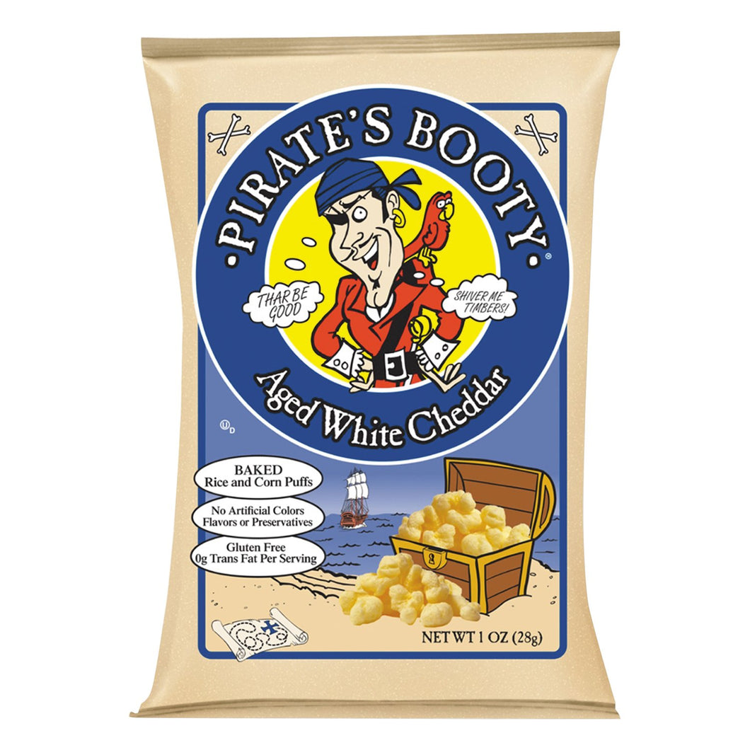Pirate's Booty Puffs Aged White Cheddar 24ct
