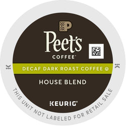 Peet's Coffee Decaf House Blend K-Cups 88ct