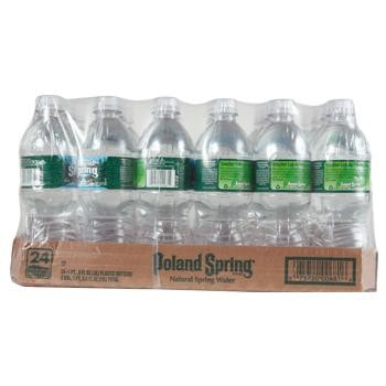 Poland Springs Bottled Water 24 16.9oz Bottles Case