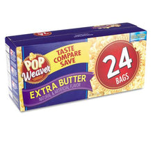 Pop Weaver Extra Butter Flavor Microwave Popcorn 15ct Box