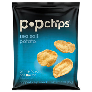 popchips Potato Chips Sea Salt Flavor 24ct