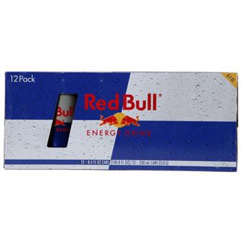 Red Bull Energy Drink 12 8.4oz Cans Front Case