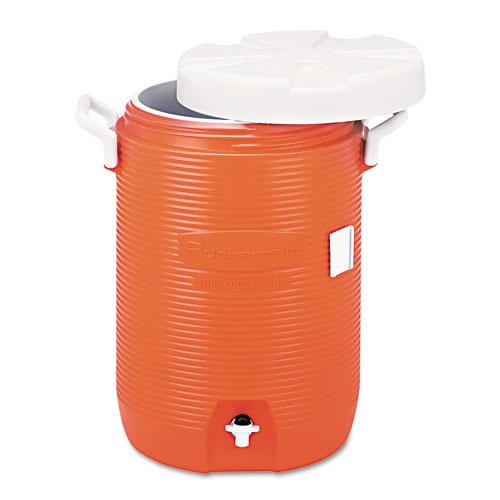 Rubbermaid 5 Gallon Orange Insulated Beverage Container Water Cooler