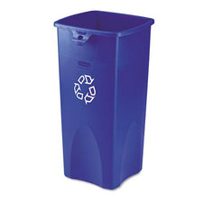 Rubbermaid Commercial 23 Gallon Blue Untouchable Recycling Container