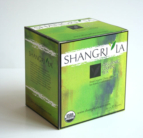 Shangri La Organic Green Tea Sachets 15ct