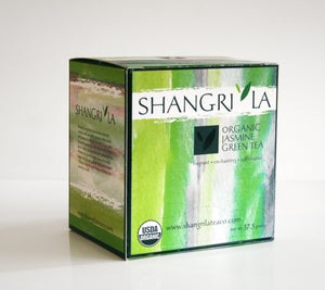 Shangri La Organic Jasmine Green Tea Sachets 15ct