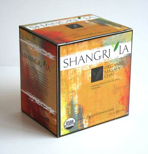 Shangri La Organic Masala Chai Tea Sachets 15ct