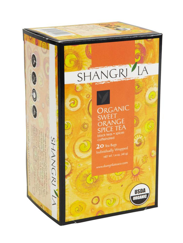 Shangri La Organic Sweet Orange Spice Tea Bags 20ct