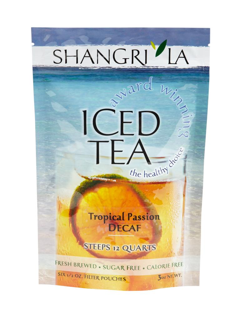 Shangri La Tropical Passion Decaf Iced Tea Packets 6ct