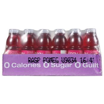 Skinny Water Raspberry Pomegranate Crave Control 24 16.9oz Bottles Box