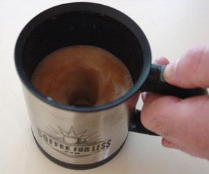 Coffee For Less Battery Operated Mixer Coffee Mug