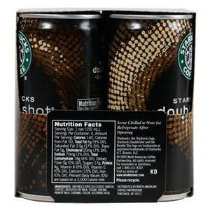 Starbucks DoubleShot Espresso Drink 12 6.5oz Cans Right Side