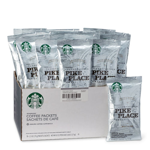 Starbucks Coffee Pike Place 18 2.5oz Portion Packs