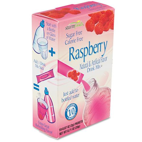 Sturm Foods Raspberry Sugar Free Stick Packs 10ct Box