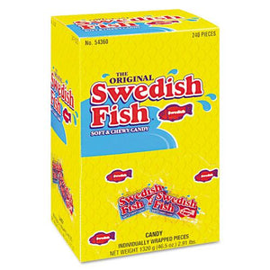 Swedish Fish Grab-n-Go Soft & Chewy Candy Snacks 240ct Box
