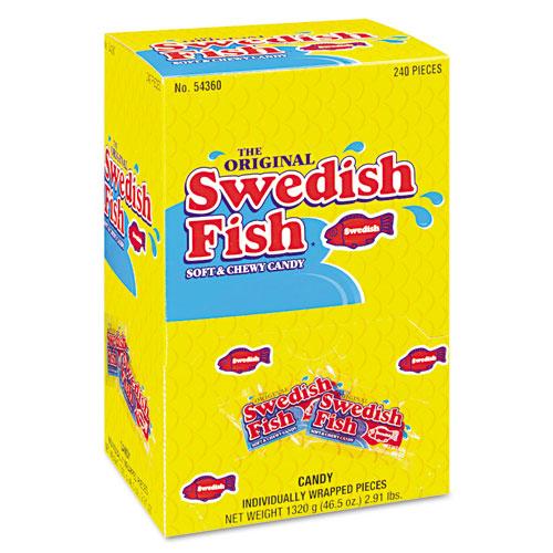 Swedish Fish Grab-n-Go Soft & Chewy Candy Snacks 240ct Box