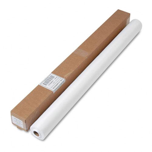 Tablemate 40 x 50 White Linen-Soft Non-Woven Polyester Banquet Roll