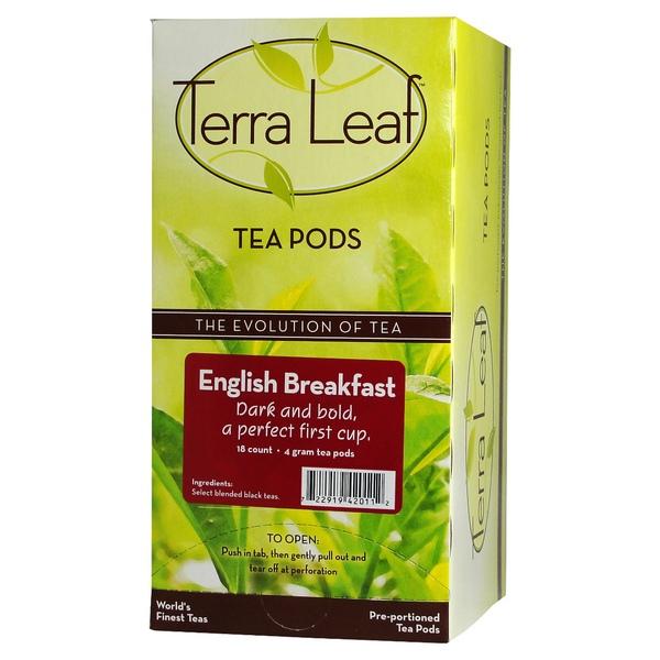 Terra Leaf English Breakfast Tea Pods 18ct