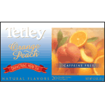 Tetley's Orange Peach Herbal Tea 20 Drawstring Tea Bag