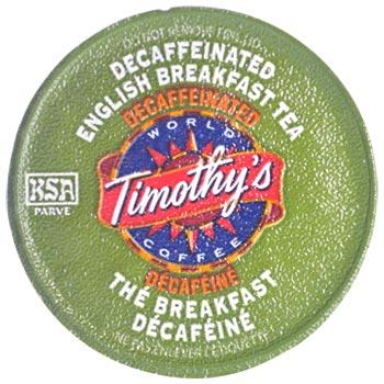 Timothys Coffee Decaf English Breakfast Tea K-Cup&reg; Pods 24ct