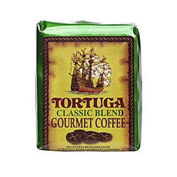 Tortuga Caribbean Classic Gourmet Blend Ground Coffee 8oz Bag
