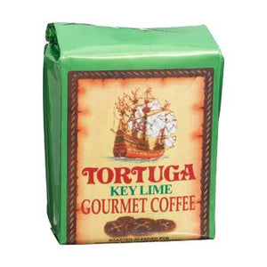 Tortuga Caribbean Key Lime Flavored Gourmet Ground Coffee 12 8oz Bags