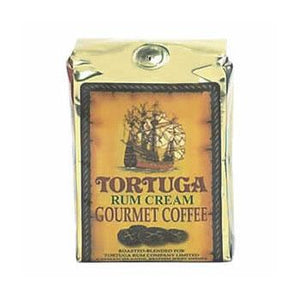 Tortuga Caribbean Rum Cream Gourmet Ground Coffee 12 8oz Bags