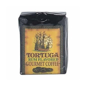 Tortuga Caribbean Rum Flavored Gourmet Coffee Beans 8oz Bag