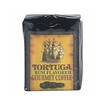Tortuga Caribbean Rum Flavored Gourmet Ground Coffee 12 8oz Bags