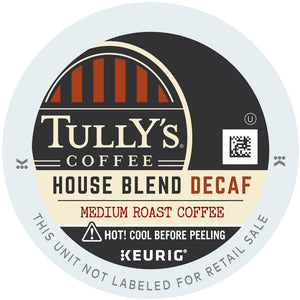 Tully's House Blend Decaf K-Cups 24ct Medium