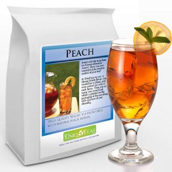 Uniq Tea Peach Iced Tea Pouches 6ct Box