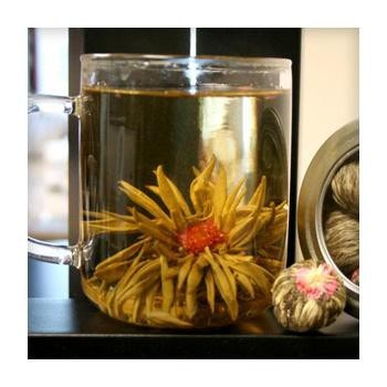 Uniq Teas Jasmine Flower Ball Loose Leaf Tea Grinds