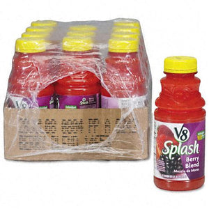 V8 Splash Berry Blend Juice 16oz Bottles 12ct Case