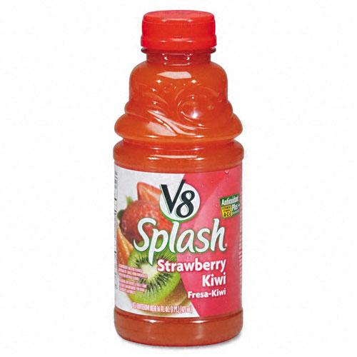 V8 Splash Kiwi Strawberry Juice 16oz Bottles 12ct Case