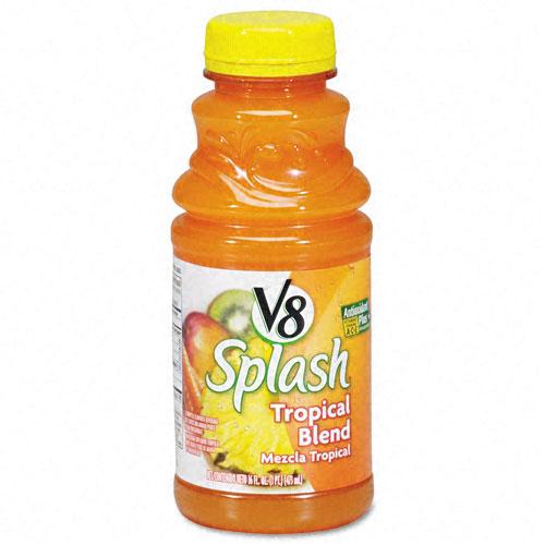 V8 Splash Tropical Blend Juice 16oz Bottles 12ct Case