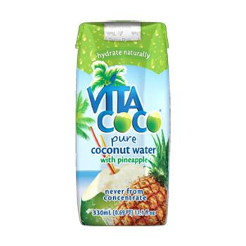 Vita Coco Pineapple Coconut Water 11.1oz 12 Pack