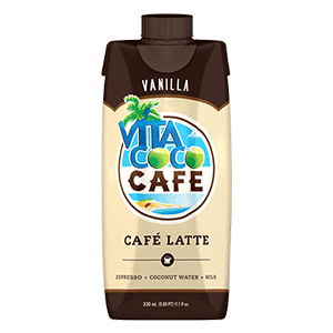 Vita Coco Café Latte Coconut Water Vanilla 11.1oz 12-Pack