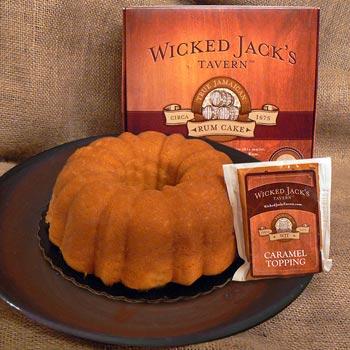 Wicked Jack's Caramel Rum Cake 20oz