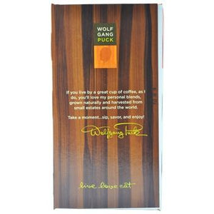 Wolfgang Puck Coffee Hawaiian Hazelnut Decaf Pods 18ct Side