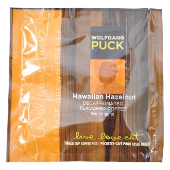 Wolfgang Puck Coffee Hawaiian Hazelnut Decaf Pods 18ct